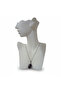 Ametist Natural Stone Drop Model Steel Chain Necklace for Stress Relief - 5