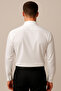 Regular Fit Classic Cut Long Sleeve Easy-Iron Breathable Texture Tie-Down Collar Four Seasons Single Pocket Shirt - 3
