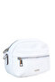 Wonderful Satin Fabric Crossbody Bag White