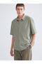 Esvab • Modern & Distinctive Comfortable Fit Short Sleeve Linen Look Men's Shirt