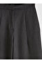 Anthracite Standard Fit Women's Pleated Fabric Trousers - 6