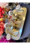 Esterhomedecor 2-Piece Metal Spice Rack with Lid and Tray in Antique Silver - 4