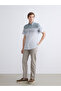 Regular Fit Short Sleeve Striped Dobby Men's Shirt - 2