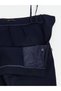 Navy Blue Easy-To-Wear Women's Trousers with Waist Pockets and Zippered Legs, Standard Fit - 6