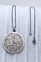 Allah Word Ayetel Kursi & Solomon's Sealed Prayer 60cm Accordion Chain 316L Stainless Steel Necklace - 7