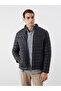 Esvab • Modern & Distinctive Slim Fit Stand Collar Men's Leather Look Coat