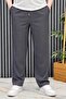 Men's Summer Fabric Baggy Trousers with Elastic Waist