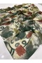 Khaki Brush Collection Floş Viscose Scarf 100 X 100 cm
