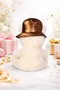 33 cm Plush Teddy Bear with Hat and Love Heart |   Valentine's Day & Special Day Gift Soft Stuffed Toy - 3