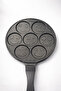 Kreppa - Emoji Patterned Cast Aluminum Pancake and Crepe Pan - Black 28 cm - 3