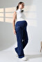Women's Wide Leg Denim Maternity Pants with Adjustable Elastic Waist for Comfortable and Flexible Use - 4