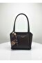 Elegant Detail Leather Shoulder Bag – Classic Handbag with Twilly Scarf Accessory