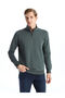 Timeless Clothing & Timeless Choices High Collar Long Sleeve Men's Thick Sweatshirt - 3