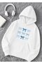 Unisex Men'S/Women's Colorful Ribbon Custom Printed Cotton Oversize Hooded Sweatshirt