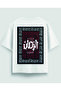 Black Oversized Printed Men's T-Shirt