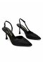 New Season 9cm Thin Heeled Wedding Engagement Stylish Women's Shoes with Open Back and Side Buckle