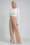 Stylish Office Style High Waist Faux Leather Trousers 0109 - 4