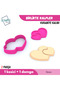 Hearts Together - Valentine's Day |   Cookies - Sugar Dough - Play Dough Mold Set - 6