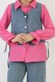 Girls' Denim Vest and Bottom Set I Children's Day and Special Occasion I Denim Set Ages 9-15 I 3-Piece Set - 5