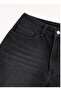 Women's Black Color Baggy Denim Pants - 3