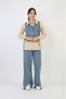 Girls' Denim Vest and Bottom Set I Children's Day and Special Occasion I Denim Set Ages 9-15 I 3-Piece Set - 6