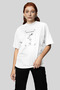 Westeros Haneler Series Oversize T-Shirt |   Unisex 100% Cotton White Printed Design Tee - 3