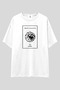 Westeros Haneler Series Oversize T-Shirt |   Unisex 100% Cotton White Printed Design Tee
