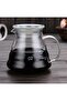 سيرفر زجاج لتقطير V60 قهوة مموج ابريق تقديم القهوة 02 سعة 500 ملي - 3