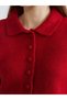 Rmz Gi̇yi̇m Farkiyla Devrik Roba Collar Women's Knitwear Cardigan - 3