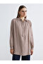 Striped Oversize Women's Shirt Tunic