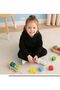 100% Cotton Girls' Hooded Sweatshirt and Black Sweatpants - Comfortable Two-Piece Set - 2