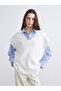 Esvab • Modern & Distinctive V-Neck Loose Fit Women's Knitwear Sweater