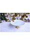 3 Piece Metal Stand Porcelain Cake Display Tray Cookie Bowl Sugar Bowl Set - 3