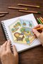 Isometric Cozy Little Corners Coloring Book Adult and Children Coloring Book 40 Sheets Thick Pages - 4