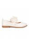 Orthopedic Pad Sole, Ruffle Detailed, Beige Ballerinas for Girls - 3