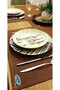 Luxury American Service Denim Runner Tablecloth Set 5 Pieces 150X40 - 3