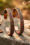 Dear Wife Copper Adjustable 2 Pieces Bracelet Handcrafted Very Stylish Pure Copper - 2