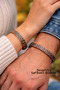 Dear Wife Copper Adjustable 2 Pieces Bracelet Handcrafted Very Stylish Pure Copper