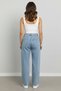Women's High Waist Wide Leg Mom Jean Pants - 5