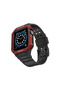 Watch 42mm Kr401 Silicone Cord - Black-Red - 3