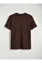 Brown Crew Neck Women's T-Shirt (S6) - 6