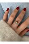 Limited Edition - Ellipse Row Single Stone Bottom Adjustable Women's Ring - 7