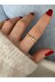 Limited Edition - Single Stone Minimal Bottom Adjustable Women's Ring - 4