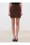 I Dar Fit Suede Mini Skirt from Freezen Store - 2