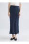 I Beli Corded Flounce Satin Skirt from Freezen Store - 2