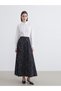 Quality Pieces from Çelebi Store: Polka Dot Flared Skirt with Zipper at Waist