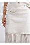 Esvab • Modern & Distinctive Pleated Knit Skirt with Waist Cord - 3