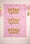 Happy Birthday Printed Metallized Backdrop Curtain Birthday Party Set Decoration - 4