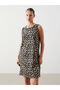 Sparkling Choices from Shining Store Zero Roba Collar Leopard Embroidered Dress - 3