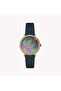 Women's Blue Leather Watch, Brass Case | Tw2u40800